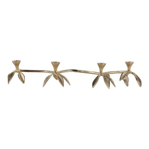 GRADYVIEW GOLD CANDLE HOLDER 5 (IN) 1