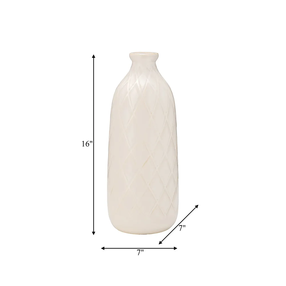 EMMONSFORD IVORY VASE 16 (IN)