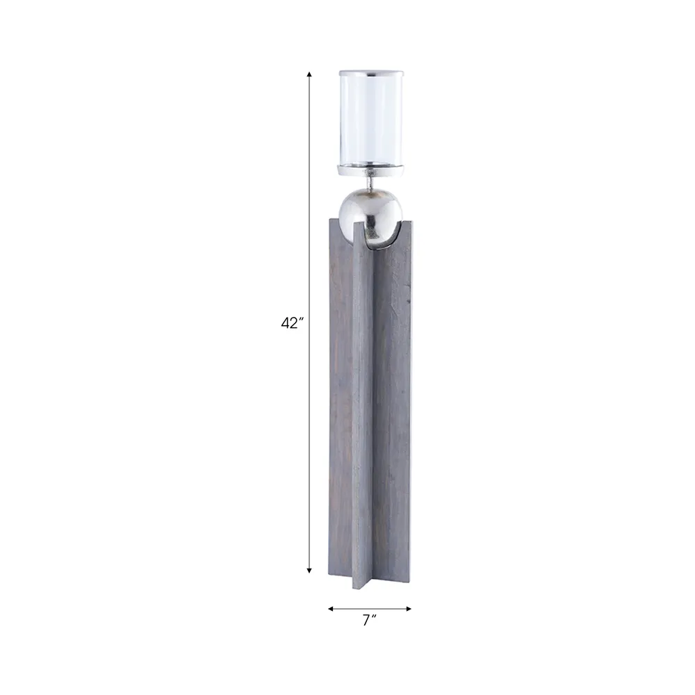 HOLDENSHAW GRAY CANDLE HOLDER 42 (IN)
