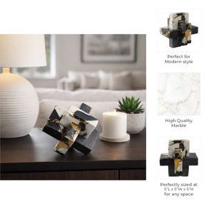 DORIANLAKE BLACK DECOR 5 (IN) 9