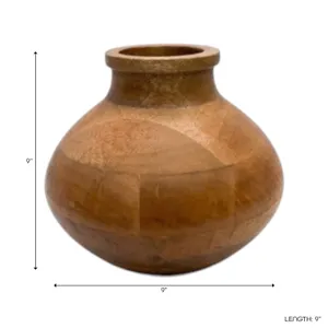 LANECREST BROWN VASE 9 (IN) 4
