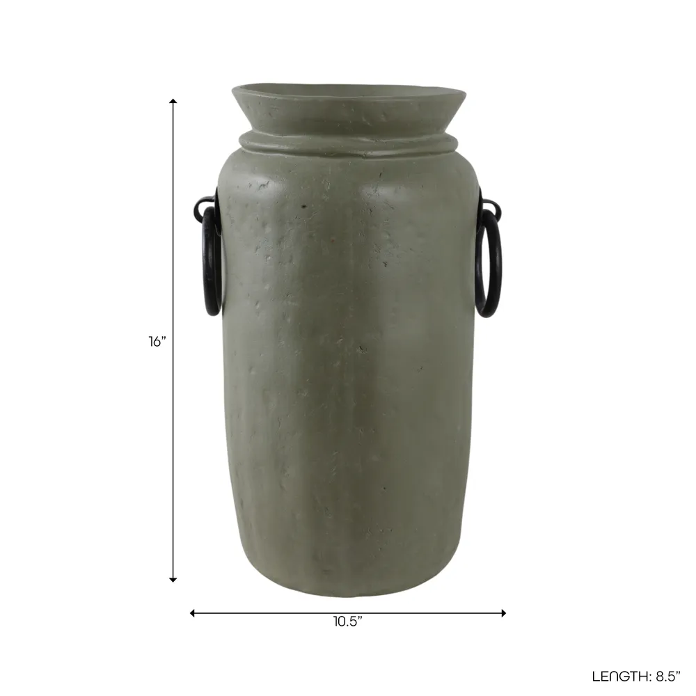 RAEHOLM GREEN VASE 16 (IN)
