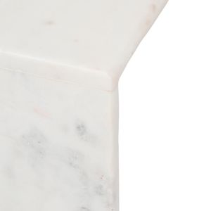 JENSENSIDE WHITE TABLE 20 (IN) 6