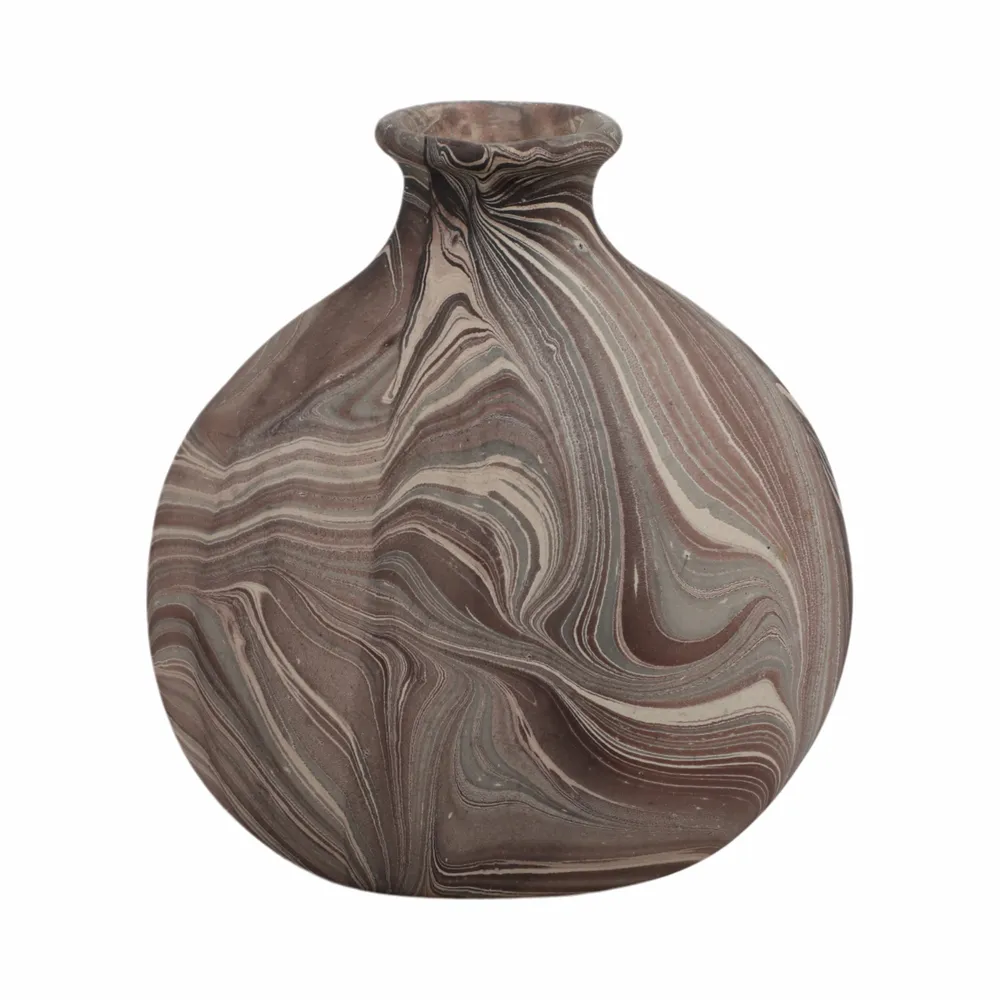 GRANGERSTONE BROWN VASE 14 (IN)