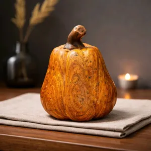 Rustic Manor Pumpkin 4x4x4in 1