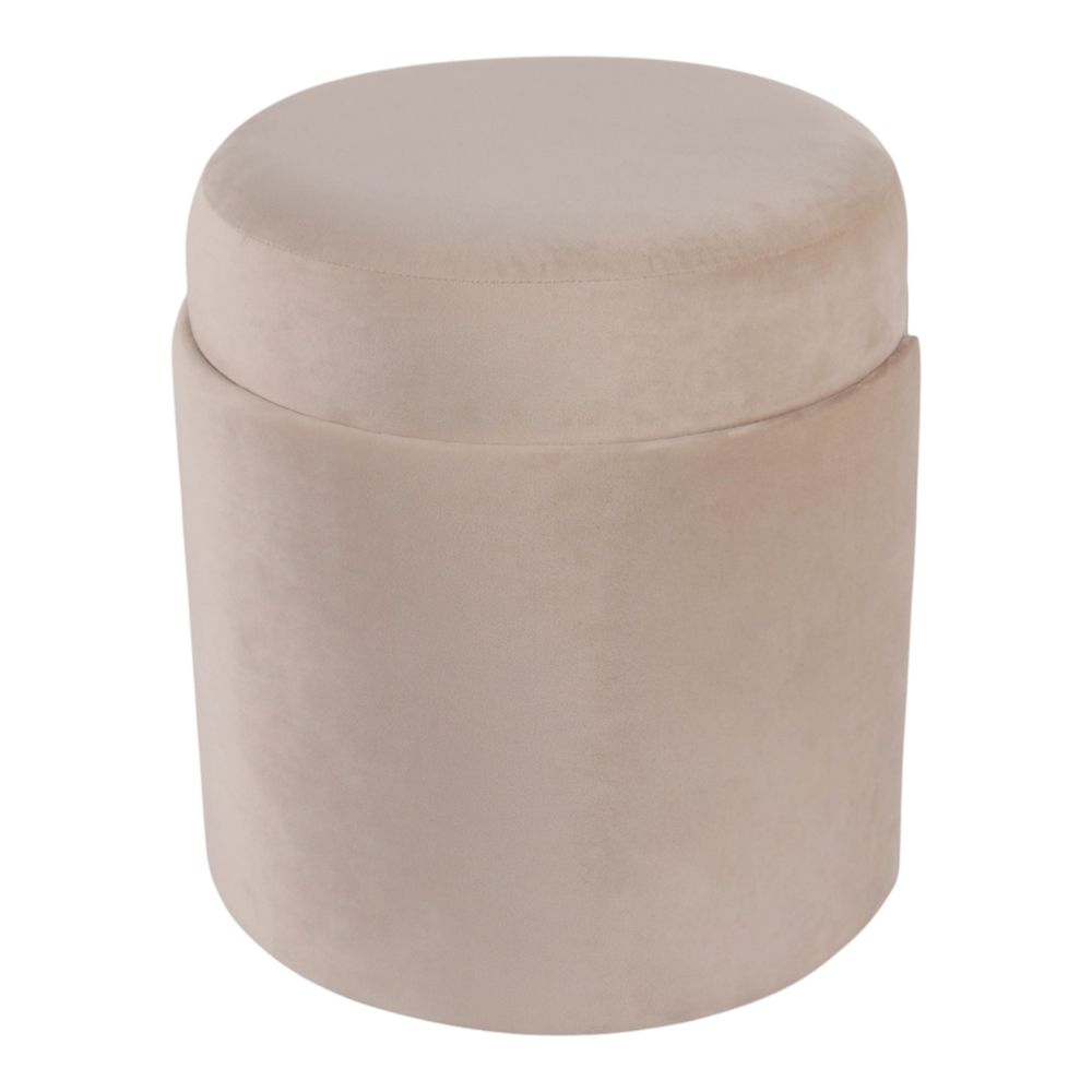 HADLEYTON IVORY OTTOMAN 18 (IN)
