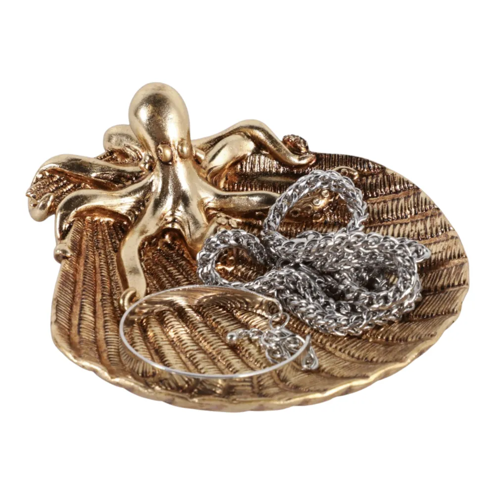 HANKWOOD GOLD TRINKET DISH 2 (IN)