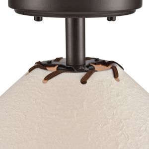 Marion 14'' Wide 1-Light Semi Flush Mount - Oil Rubbed Bronze 5