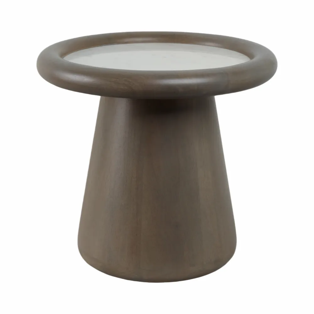 ELLERYWORTH BROWN TABLE 18 (IN)
