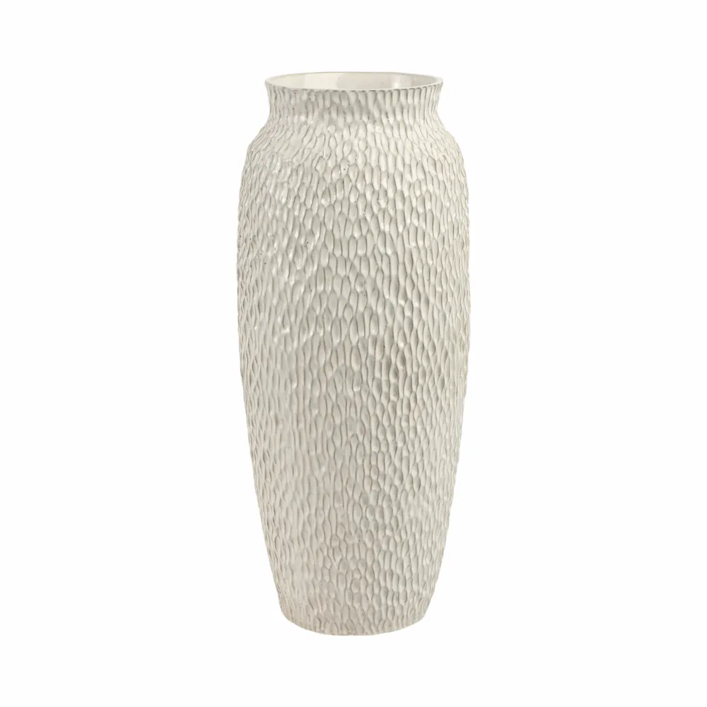 BENNETSIDE WHITE VASE 20 (IN)
