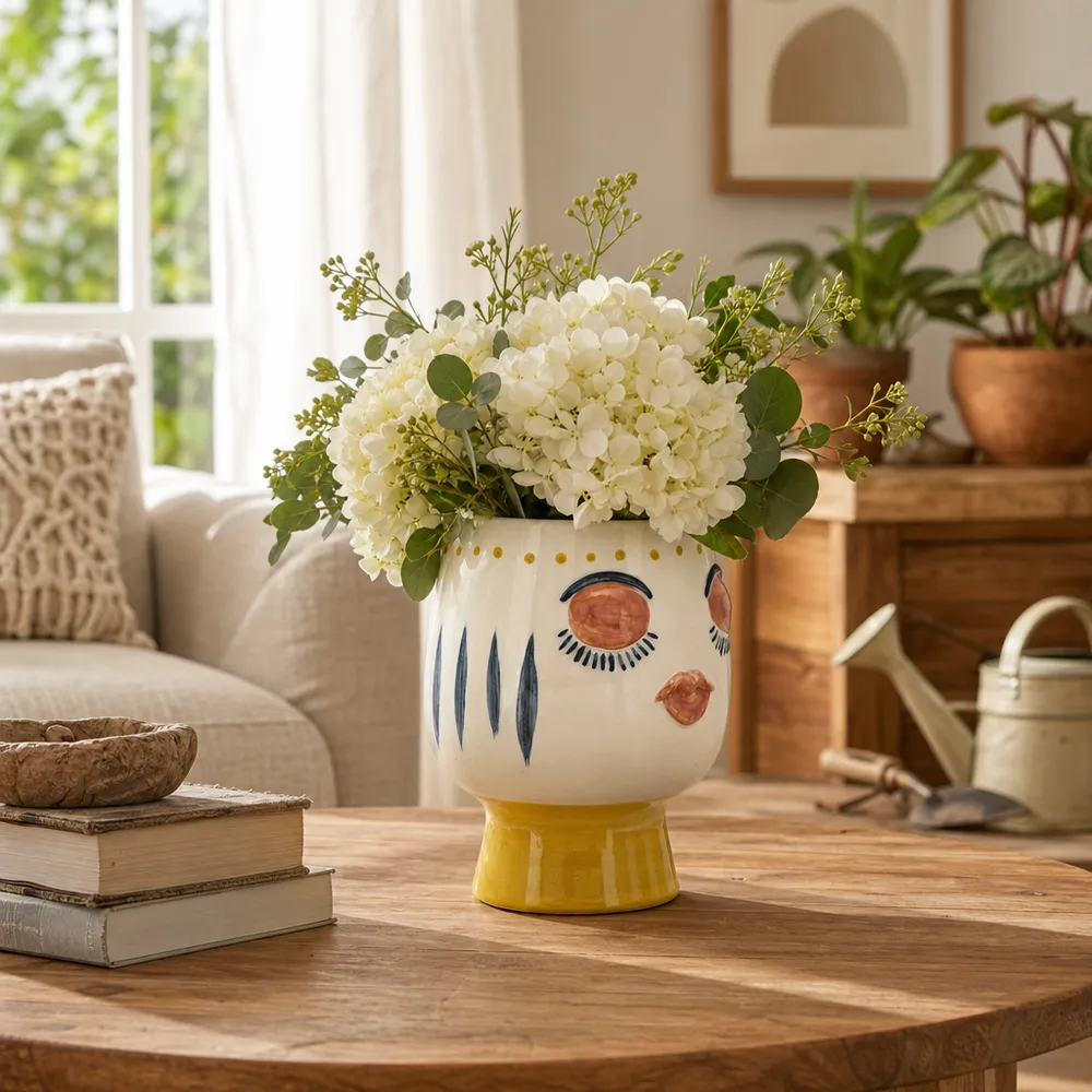 ROSSLAND IVORY PLANTER 8 (IN)