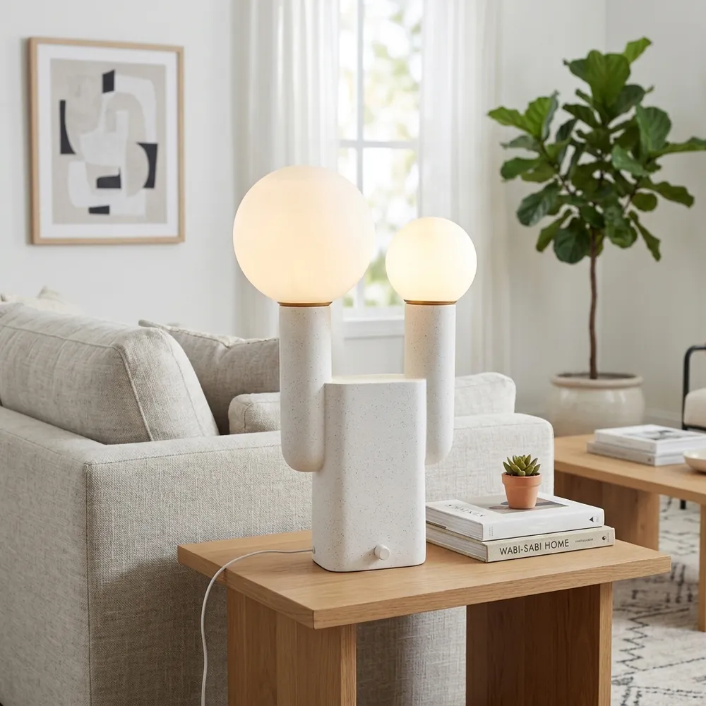 HOBARTVIEW WHITE LAMP 20 (IN)