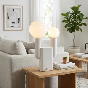 HOBARTVIEW WHITE LAMP 20 (IN) 2