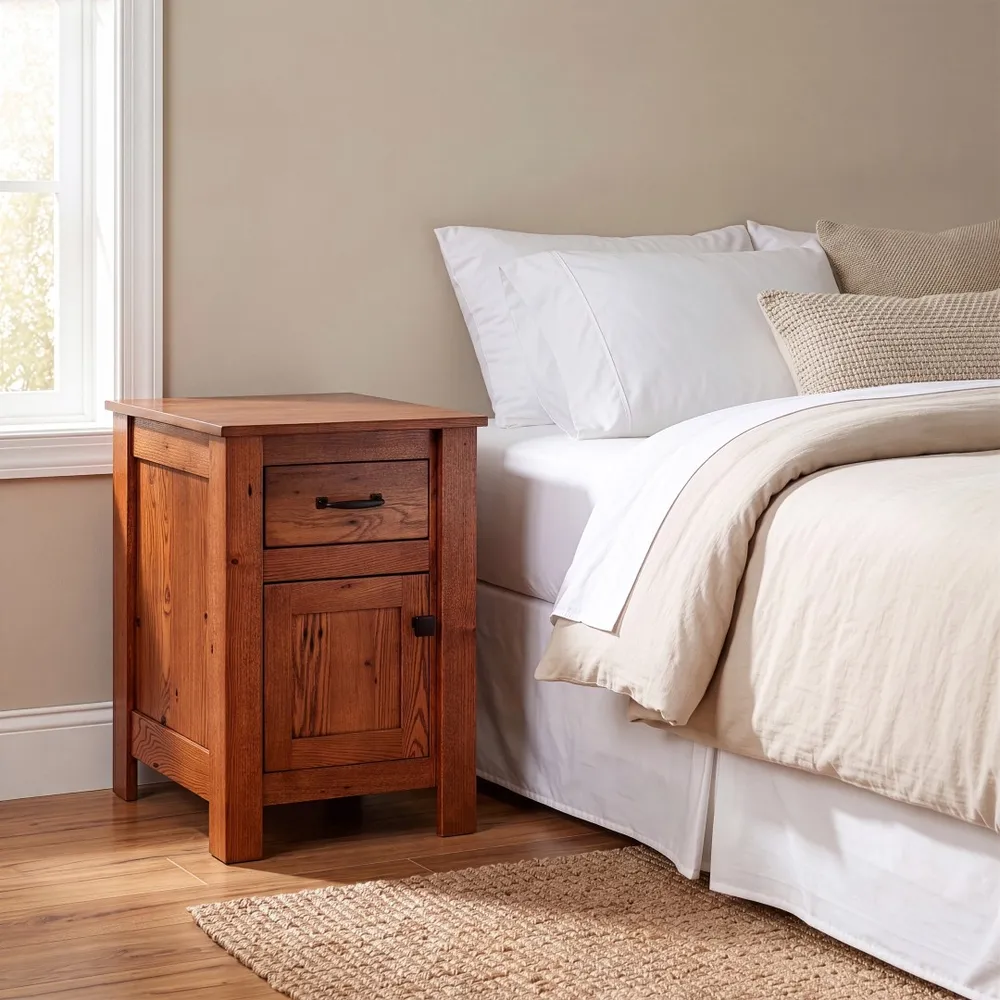 Heritage Oak Enclosed Nightstand
