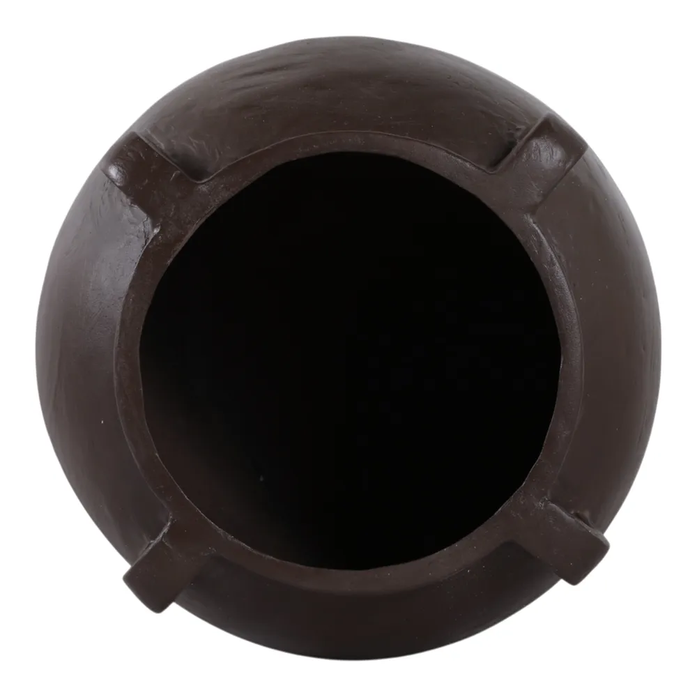 HARLEMRUN BROWN VASE 14 (IN)