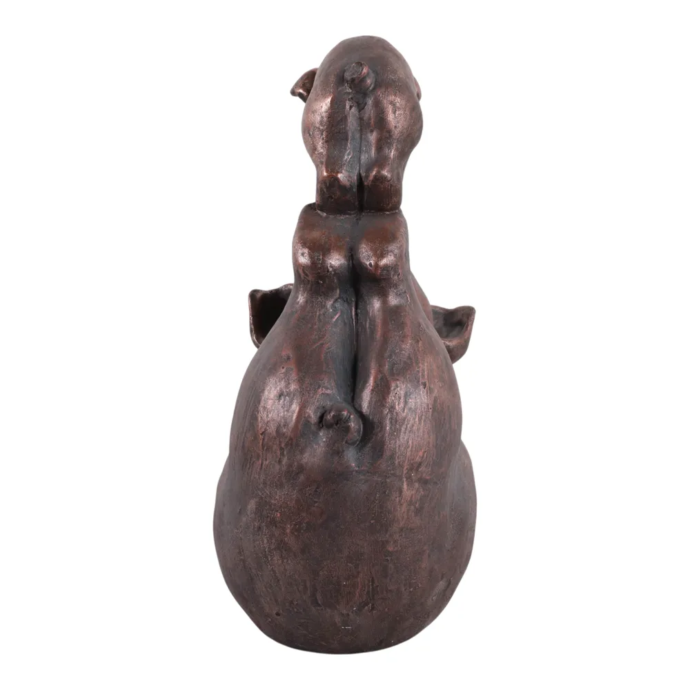 GUNNWOOD BRONZE GARDEN STATUARY 17 (IN)