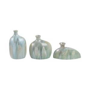 BENTONFIELD SET OF 3 IVORY VASES 9 (IN) 1
