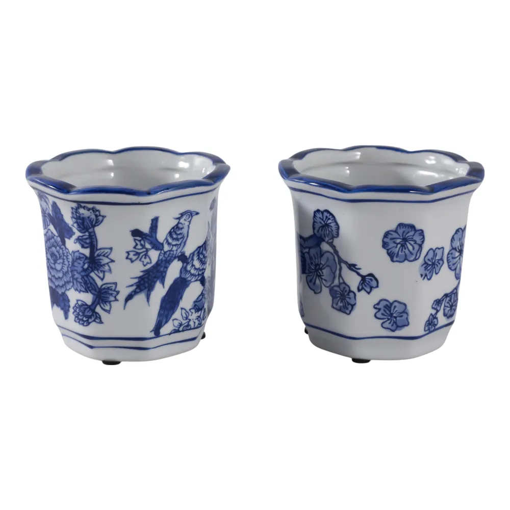 BERGENFIELD SET OF 2 BLUE PENCIL CUP 4 (IN)