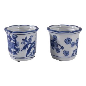 BERGENFIELD SET OF 2 BLUE PENCIL CUP 4 (IN) 4