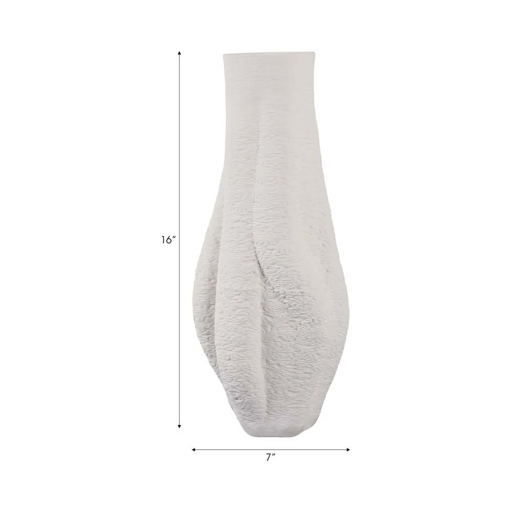 HADFIELDROSE IVORY VASE 16 (IN)