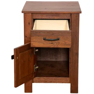 Heritage Oak Enclosed Nightstand 5