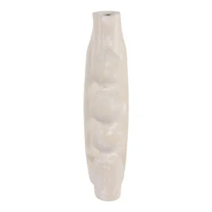 FERNMOOR IVORY VASE 17 (IN) 5