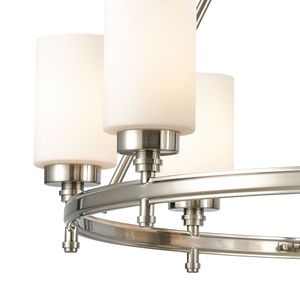 Dawson 33'' Wide 8-Light Chandelier - Satin Nickel 4
