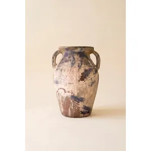 Large Rustic Clay Urn 4