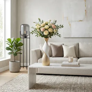 BRICESTONE GOLD VASE 24 (IN) 10