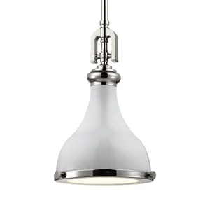 Rutherford 9'' Wide 1-Light Mini Pendant - Gloss White 4