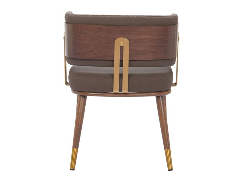 Brew Dining Chair Brown & Walnut 5