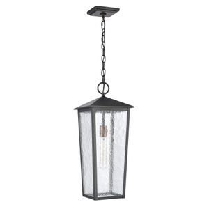 Marquis 9'' Wide 1-Light Outdoor Pendant - Matte Black 2