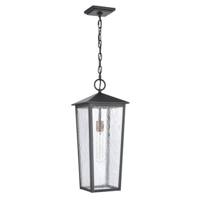 Marquis 9″ Wide 1-Light Outdoor Pendant - Matte Black