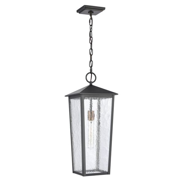 Marquis 9'' Wide 1-Light Outdoor Pendant - Matte Black