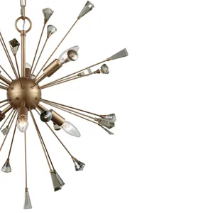 Sprigny 25'' Wide 6-Light Chandelier - Matte Gold 4