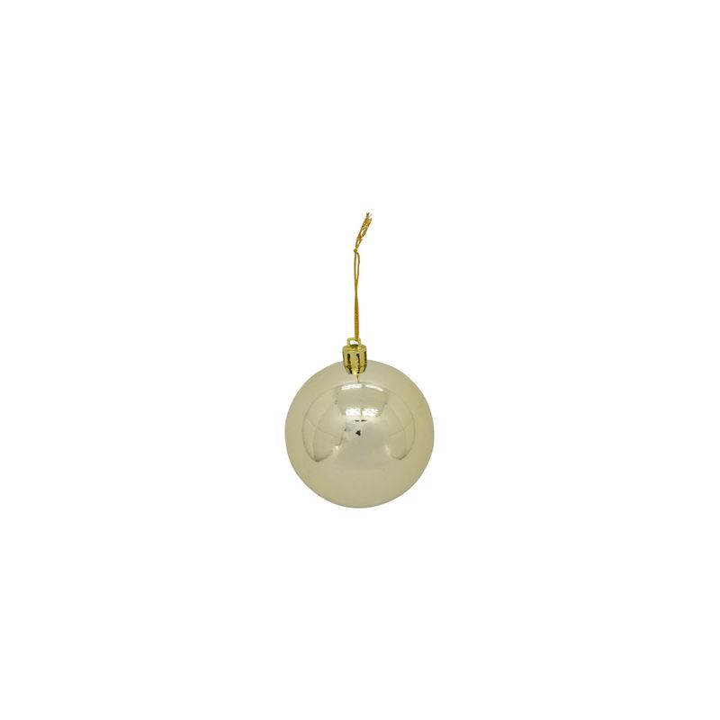 70mm Boxed Ball Ornament Set - Gold
