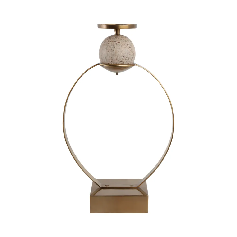 GRAYDONDALE GOLD CANDLE HOLDER 26 (IN)