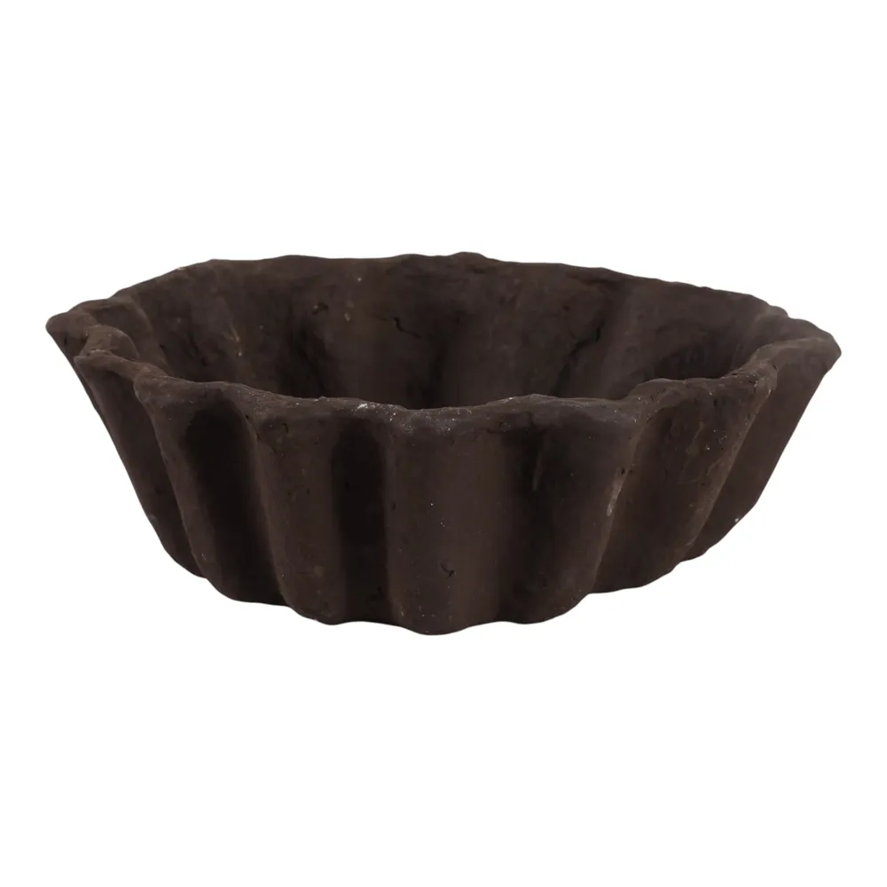 HADFIELDOAK BROWN BOWL 4 (IN)