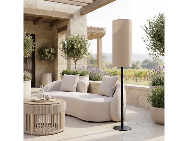 Lumaris Solar Floor Lamp Black 11