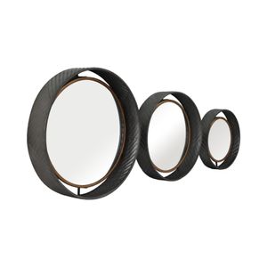 JENSENCREST SET OF 3 GOLD MIRRORS 4 (IN) 3