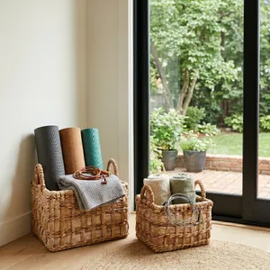 BENNETTON SET OF 2 BROWN STORAGE 17 (IN) 2