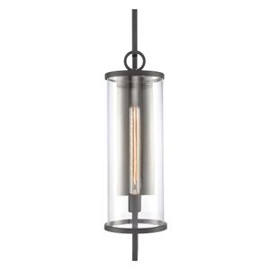 Hopkins 30'' High 1-Light Outdoor Sconce - Charcoal Black 3