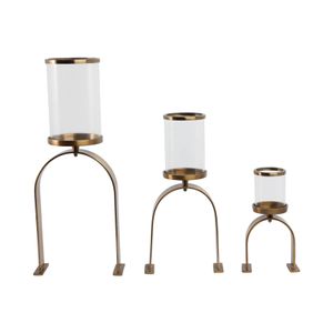 FLYNN GOLD CANDLE HOLDER 22 (IN) 5
