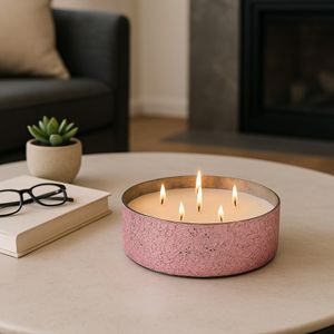 GERBERDALE PINK CANDLE 3 (IN) 2