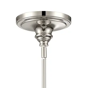 Emma 12'' Wide 1-Light Pendant - Polished Nickel 3