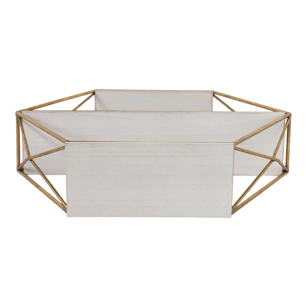 INGRIDHAVEN GOLD WALL SHELF 21 (IN)
