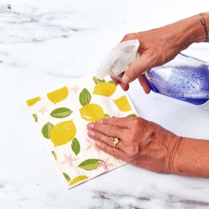 Limone blu Eco Sponge Cloths (Set of 2) 4