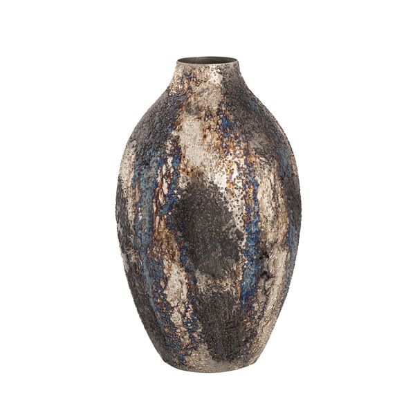 Hughes Vase - Small Oxidized Silver