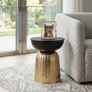 DENTONSIDE BLACK TABLE 18 (IN) 10