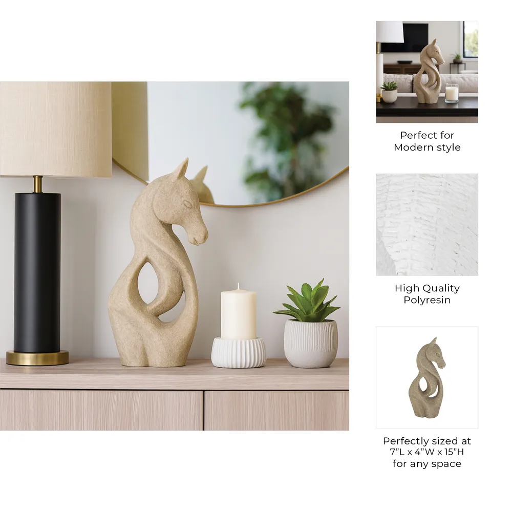 HOUSTONSTONE BROWN DECOR 15 (IN)